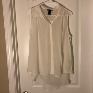 Sheer Button Up Tank